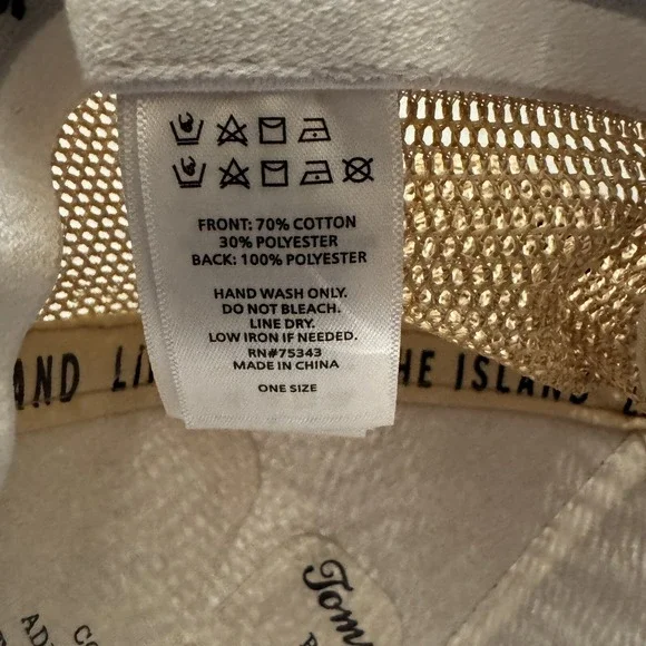 Tommy Bahama Men's Mesh Cap Brown Marlin Logo Island Life Snapback Trucker Beach - Picture 10 of 10